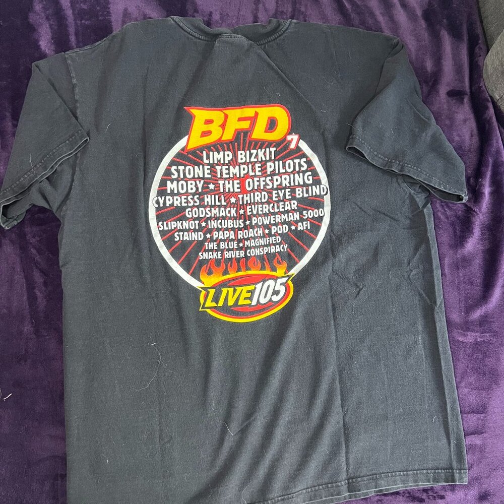 LIVE 105.3 FM BFD | Used Vintage Concert Tee | LARGE